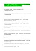 Safety &lpar;HCA 102- Lesson 9&rpar; Questions with Actual Answers 2026&period;