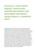 NU 545 Unit 2 &vert; LATEST UPDATED  2026&sol;2027 &vert; PRACTICE EXAM  QUESTIONS AND ANSWERS &vert; 100&percnt;  RATED CORRECT AND VERIFIED &vert;  ALREADY GRADED A&plus; &vert; GUARANTEED  PASS&excl;&excl;&excl;&excl;