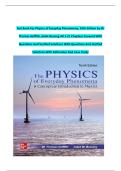 Complete Test Bank For Physics of Everyday Phenomena&comma; 10th Edition by W&period; Thomas Griffith&comma; Juliet Brosing Chapter 1-21  Covered With Questions And Verified Solutions And Detailed Rationales And Case Study&period;