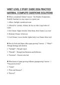 WSET LEVEL 2 STUDY GUIDE 2026 PRACTICE MATERIAL COMPLETE QUESTIONS SOLUTIONS