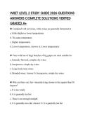 WSET LEVEL 2 STUDY GUIDE 2026 QUESTIONS ANSWERS COMPLETE SOLUTIONS VERIFIED GRADED A&plus;