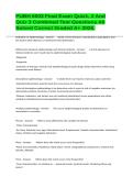PUBH 6003 Final Exam Quiz1&comma; 2 And Quiz 3 Combined Test Questions All Solved Correct Graded A&plus; 2026&period;