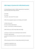 USPA Category A Questions with verified detailed answers