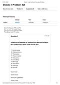 BIOL 103&vert; Module 1 - 7Package Deal  2026-Dalbey&vert; With complete solution&vert; University of Alaska