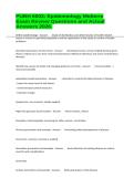 PUBH 6003&colon; Epidemiology Midterm Exam Review Questions and Actual Answers 2026&period;