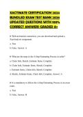 XACTIMATE CERTIFICATION 2024 BUNDLED EXAM TEST BANK 2026 UPDATED QUESTIONS WITH 100&percnt; CORRECT ANSWERS GRADED A&plus;