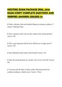 HOISTING EXAM PACKAGE DEAL 2026 EXAM SCRIPT COMPLETE QUESTIONS AND VERIFIED ANSWERS GRADED A&plus;