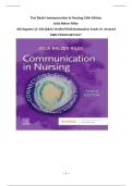 Test Bank Communication In Nursing 10th Edition By Julia Balzer Riley&vert; All Chapters &lpar;1-30&rpar; &vert;Q&As Verified With Rationales&vert; Grade A&plus; Assured &vert;ISBN 9780323871457