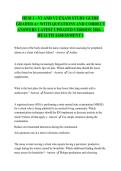 HESI 1 - V1 AND V2 EXAM STUDY GUIDE GRADED A&plus; WITH QUESTIONS AND CORRECT ANSWERS LATEST UPDATED VERSION 2026  - HEALTH ASSESSMENT 1