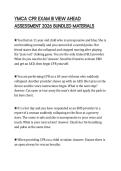 YMCA CPR EXAM III VIEW AHEAD ASSESSMENT 2026 BUNDLED MATERIALS