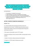 NRNP 6675 MIDTERM EXAM READINESS ASSESSMENT 2026&sol;2027 &vert; 100 Q&A PMHNP Practice Exam &vert; ANCC Blueprint Integrated &vert; Advanced Practice Psychiatric Nursing &vert; Pass Guaranteed - A&plus; Graded