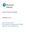 A-Level EDEXCEL 2025 Further Mathematics PAPER 4C Mark Scheme