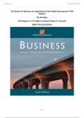 Test Bank For Business Its Legal Ethical And Global Environment 10th Edition By Jennings &vert;All Chapters &lpar;1-21&rpar; &vert;Q&As Verified &vert;Grade A&plus; Assured &vert;ISBN 9781285428260