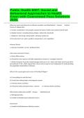 Public Health 6007&colon; Social and Behavioral Approaches to Health Exam with Guaranteed Pass Solutions 2026&period;
