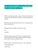 HONDROS NUR 163 EXAMINATION TEST 2026 COMPLETE Q&A GRADED A&plus;