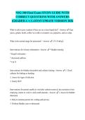 NSG-300 Final Exam STUDY GUIDE WITH CORRECT QUESTIONS WITH ANSWERS &lpar;GRADED A &plus;&rpar; LATEST UPDATE VERSION 2026