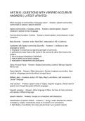 ANT 3610 QUESTIONS WITH VERIFIED ACCURATE ANSWERS LATEST UPDATED