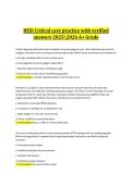 HESI Critical Care Practice &vert;  A&plus; Grade EditionHESI Critical Care Exam Prep 2025&ndash;2026 &mdash; Verified Questions & Answers &lpar;A&plus; Grade&rpar;