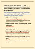 MICROSOFT AZURE FUNDAMENTALS &lpar;AZ-900&rpar; &mdash; PRACTICE EXAMINATION NEWEST 2025- 2026 UPDATE  100 QUESTIONS & 100&percnt; CORRECT ANSWERS GRADED  A&plus; &lpar;BRAND NEW&excl;&excl;&rpar;