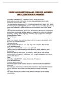 COMS 5583 QUESTIONS AND CORRECT ANSWERS 100&percnt; VERIFIED 2026 UPDATE&excl;&excl;