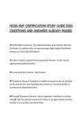 HOSA EMT CERTIFICATION STUDY GUIDE 2026 QUESTIONS AND ANSWERS ALREADY PASSED