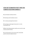 HOSA EMT EXAMINATION STUDY GUIDE 2026 COMPLETE SOLUTIONS GRADED A&plus;