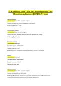 NUR2502 Final Exam 2025&sol;2026 &ndash; Multidimensional Care III Questions and Verified Answers&comma; A&plus; Grade