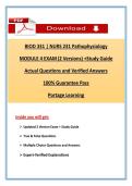 NURS 231&sol;BIOD 331 Pathophysiology Module 4 Exam &ndash; 2 Versions & Study Guide &vert; Portage Learning &vert; Latest 2026 Update&comma; A&plus; Graded 100&percnt; Verified