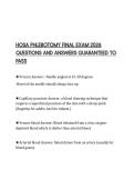 HOSA PHLEBOTOMY FINAL EXAM 2026 QUESTIONS AND ANSWERS GUARANTEED TO PASS