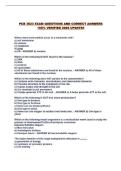 PCB 3023 EXAM QUESTIONS AND CORRECT ANSWERS 100&percnt; VERIFIED 2026 UPDATE&excl;&excl;