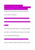 ENGINE REPAIR MICHIGAN MECHANIC STUDY GUIDE&vert; Questions and correct answers&vert; 100&percnt; Pass&vert; Latest 2026