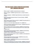 PCB 3023 EXAM 4 WITH COMPLETE SOLUTIONS 100&percnt; VERIFIED 2026-2027&excl;&excl;