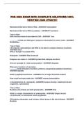 PCB 3023 EXAM WITH COMPLETE SOLUTIONS 100&percnt; VERIFIED 2026 UPDATE&excl;&excl;