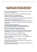 GB 370 GENTRY FINAL EXAM STUDY QUESTIONS AND CORRECT ANSWERS 100&percnt; VERIFIED 2026 UPDATE&excl;&excl;