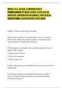 HPEX 375- EXAM 4 PROFICIENCY COMPLIANCE PUBLICATION 2026 FINAL EDITION APPROVED QUERIES AND TOTAL STATUTORY ACQUISITION SECURED