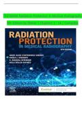 Test Bank for Radiation Protection in Medical Radiography &lpar;9th Edition&rpar; by Sherer &vert; Chapters 1&ndash;14 &vert; Complete Exam-Focused Q&A