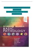 Test Bank for Robbins Basic Pathology &lpar;11th Edition&rpar; by Kumar & Abbas &vert; Complete Questions & Answers &vert; Chapters 1&ndash;24