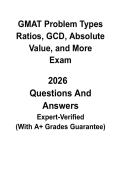 GMAT Problem Types 2026 &vert; Ratios&comma; GCD&comma; Absolute Value & Quantitative Reasoning Practice PDF