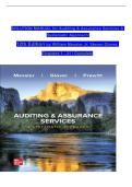 Solution Manual for Auditing & Assurance Services&colon; A Systematic Approach&comma; 12th Edition &ndash; Messier&comma; Glover & Prawitt &vert; Verified Solutions &vert; Latest Update 2026 &vert;&vert; Complete A&plus; Guide