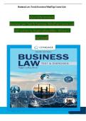 Solution Manual for Business Law&colon; Text & Exercises&comma; 10th Edition &ndash; Roger LeRoy Miller & William E&period; Hollowell &vert; Verified Solutions &vert; Latest Update &vert; Complete A&plus; Guide