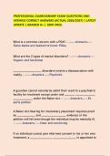 FLORIDA PROFESSIONAL GUARDIANSHIP EXAM QUESTIONS AND VERIFIED CORRECT ANSWERS &lpar;ACTUAL 2026&sol;2027&rpar; &vert; LATEST UPDATE &vert; GRADED A&plus; &vert; 100&percnt; PASS&period;