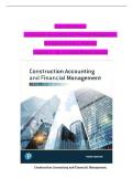 Solution Manual for Construction Accounting and Financial Management&comma; 4th Edition &ndash; Steven J&period; Peterson &vert; Verified Solutions &vert; Latest Update &vert; Complete A&plus; Guide