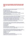 WGU D115 Advanced Pathophysiology Objective Assessment &ndash; Real Exam Questions & Verified Answers Test Bank &lpar;2026&sol;2027&rpar;