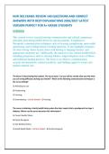 NUR 302 EXAM1 REVIEW 140 QUESTIONS AND CORRECT  ANSWERS WITH DEEP EXPLANATIONS 2026&sol;2027 LATEST  VERSION PERFECT FOR A&plus; GRADE STUDENTS 
