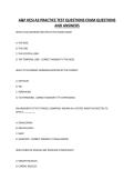 A&P HESI A2 PRACTICE TEST QUESTIONS EXAM QUESTIONS AND ANSWERS&period;