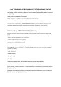 DAT 250 MODULE 6 EXAM QUESTIONS AND ANSWERS