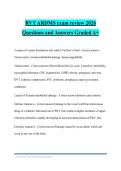 Ardms Bundled tests 2026 Questions and Answers Graded A &plus;