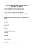 NUR 315 QUALITATIVE TRUSTWORTHINESS QUIZ EXAM QUESTIONS AND ANSWERS