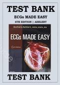 Test Bank &ndash; ECGs Made Easy &lpar;6th Edition&rpar; by Barbara Aehlert