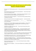 ASIS PCI Study Guide with all Correct & 100&percnt; Verified Answers &vert;Already Graded A&plus;